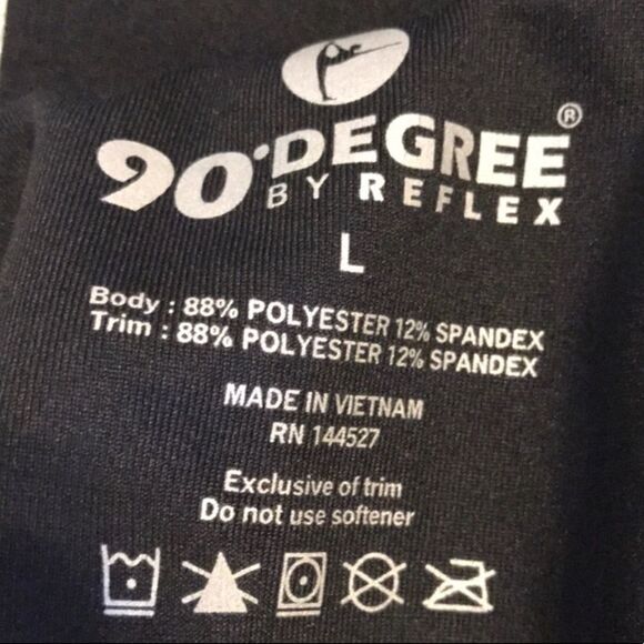 90° by Reflex LARGE Black and Bronze Pants - Picture 4 of 5
